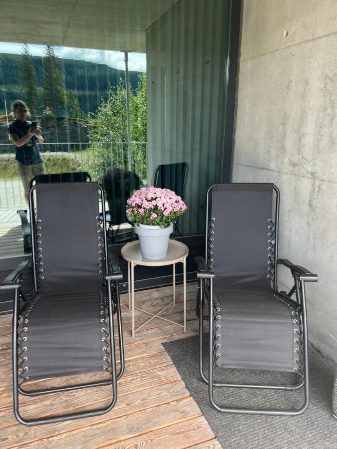 Fin Leilighet Ca 30 Min Med Bil Til Hunderfossen Favang Dış mekan fotoğraf
